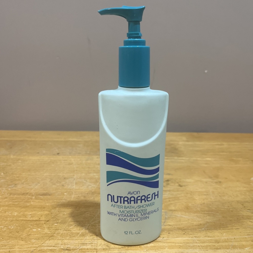 Vintage AVON Nutrafresh After Bath/Shower Moisturizer Lotion 12 Oz‎ NOS